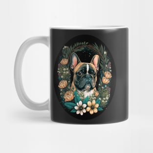 French Bulldog and Flowers Mug